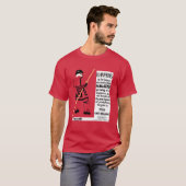 ヴィンテージポスターハーパー誌ビフェーター Tシャツ (正面フル)