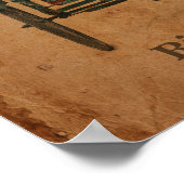 ヴィンテージポスターバングラデシュ人力車 ポスター (角)