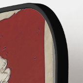 ヴィンテージポスターピックボールパドル ピックルボールラケット (左詳細)