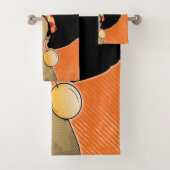 ヴィンテージポスターブラックウーマン バスタオルセット (インサイチュ)