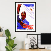 ヴィンテージポスタープリントインベルナリヴァルドタオスタイタリア ポスター (ホームオフィス)