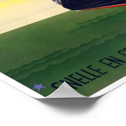 ヴィンテージポスタープリントオーステンデドーバー ポスター (角)