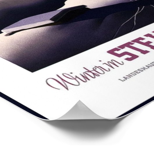 ヴィンテージポスタープリントスティアーマークトラヴ ポスター (角)