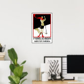 ヴィンテージポスタープリントステクロワスキー ポスター (ホームオフィス)