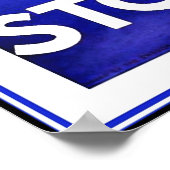 ヴィンテージポスタープリントストックホルムラージ ポスター (角)