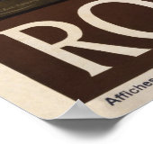 ヴィンテージポスタープリントローマイタリア ポスター (角)