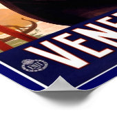 ヴィンテージポスタープリントヴェネツィア ポスター (角)