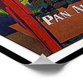 ヴィンテージポスタープリント カリブの ポスター (角)