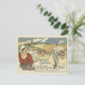 ヴィンテージポスターポストカード – 農家 ポストカード (スタンド正面)