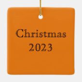 ヴィンテージポスターマガフランスのジンアールヌーボー女性 セラミックオーナメント (裏面)