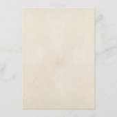 ヴィンテージポスターレッド、ホワイト、ブルーの宿泊施設 エンクロージャーカード (裏面)