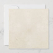 ヴィンテージポスターレッド、ホワイト、ブルー結婚スクエア 招待状 (裏面)