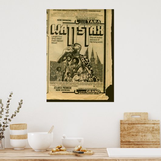 ヴィンテージポスターワットスタックスムービープレミア1973 ポスター (キッチン)