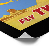 ヴィンテージポスター旅行エジプト ポスター (角)