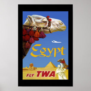 ヴィンテージポスター旅行エジプト ポスター