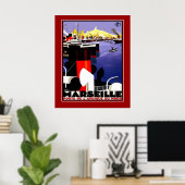 ヴィンテージポスター旅行マルセイユフランス大サイズ ポスター (ホームオフィス)