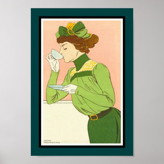 ヴィンテージポスター有名アーティストHenri Meunier 1900 ポスター (正面)