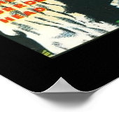 ヴィンテージポスター漫画ブックカバーに注意 ポスター (角)