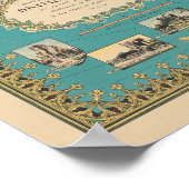 ヴィンテージポスター素晴らしイギリス地図 ポスター (角)