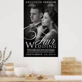 ヴィンテージポスター結婚写真テンプレート ポスター (キッチン)