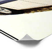 ヴィンテージポスター – オースティンヒーリー3000 ポスター (角)