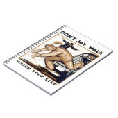 ヴィンテージポスター-ジェイの歩行は ノートブック (左側)