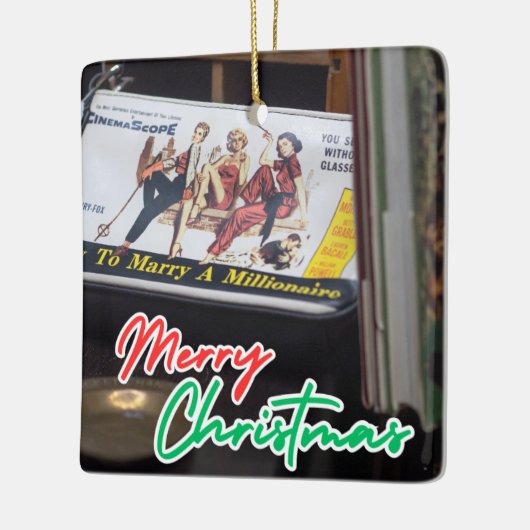 ヴィンテージポスター セラミックオーナメント (左)