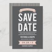 ヴィンテージポスター |セーブ・ザ・デート案内 セーブザデート (正面/裏面)