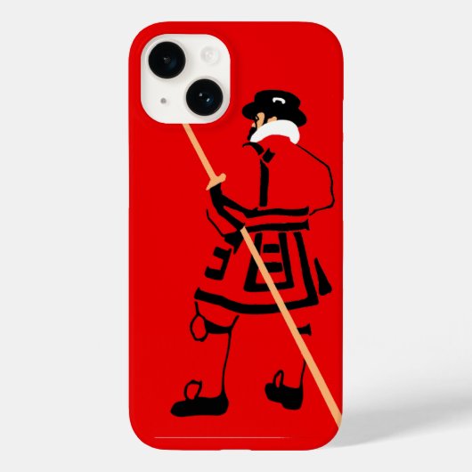 ヴィンテージポスター ハーパーズ・マガジン ビーフィーター Case-Mate iPhoneケース (裏面)