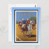 ヴィンテージポスター、ピークフレアンズポロビスケット ポストカード (正面/裏面)