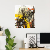 ヴィンテージポスター ポスター (ホームオフィス)