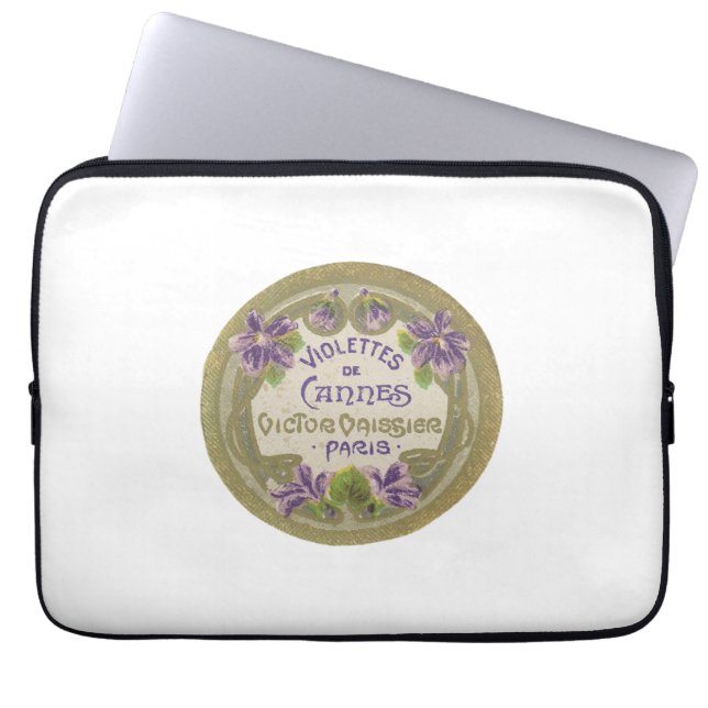 ヴィンテージポスター ラップトップスリーブ (正面)