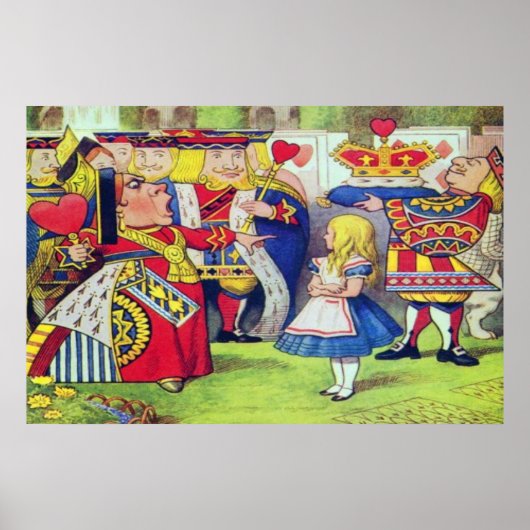 ヴィンテージポスター – ALICE IN WONDERLAND – ギフト ポスター (正面)