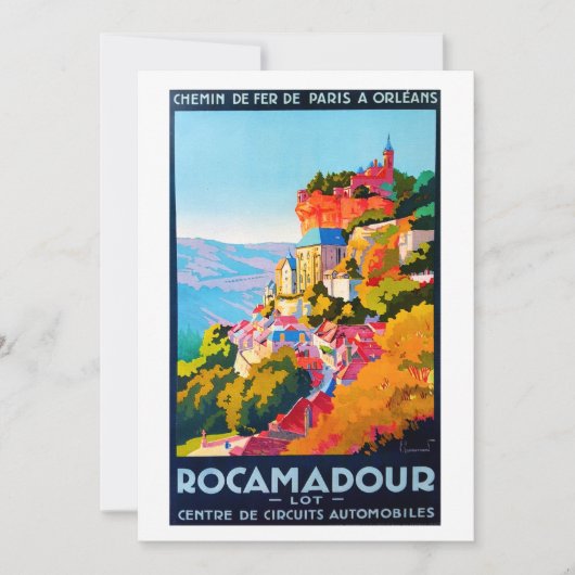 ヴィンテージポスター – Rocamadour シーズンカード (正面)