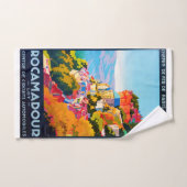 ヴィンテージポスター – Rocamadour ハンドタオル (ハンドタオル)