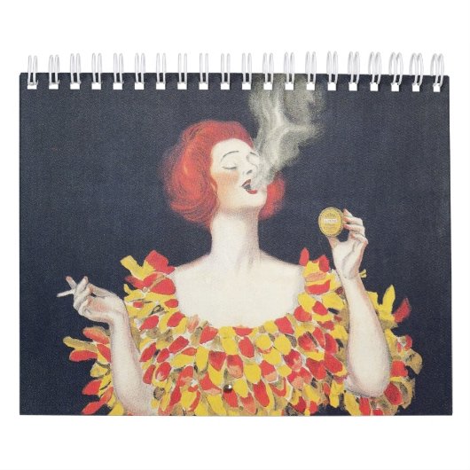 ヴィンテージポスターCachou Lajaunie カレンダー (カバー)