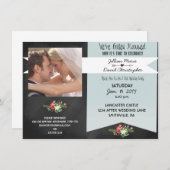 ヴィンテージポストウエディングパーティー招待状 招待状 (正面/裏面)