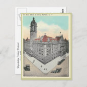 ヴィンテージポストオフィスバッファロー,ニューヨーク ポストカード (正面/裏面)