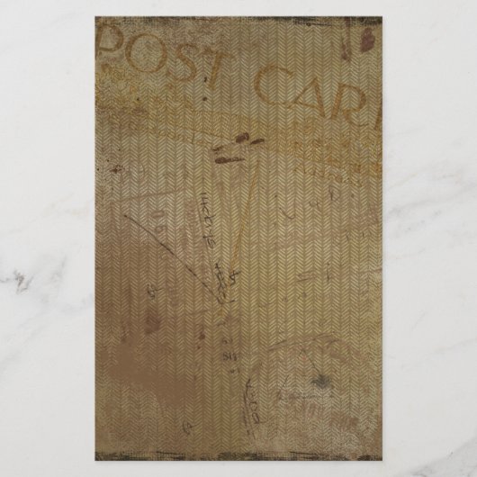 ヴィンテージポストカードの背景仕訳帳スクラップブック作り 便箋 (正面)