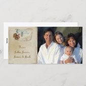 ヴィンテージポストカードイラストレーション感謝祭 シーズンカード (正面/裏面)