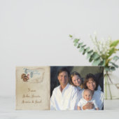 ヴィンテージポストカードイラストレーション感謝祭 シーズンカード (スタンド正面)