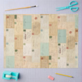 ヴィンテージポストカードエフェラティッシュペーパー 薄葉紙 (クラフト)