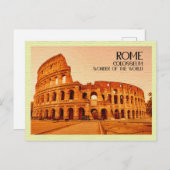 ヴィンテージポストカードコロッセウムローマ ポストカード (正面/裏面)