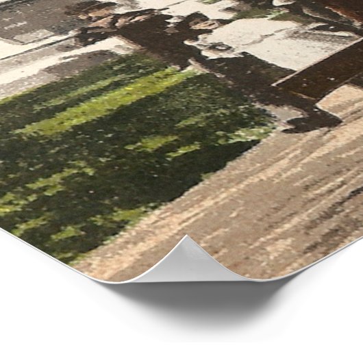 ヴィンテージポストカードセントラルパークニューヨークシティ ポスター (角)