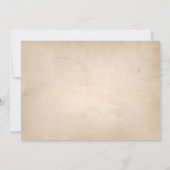 ヴィンテージポストカードティーパーティー誕生日招待状 招待状 (裏面)