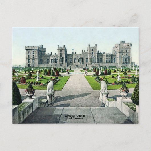ヴィンテージポストカードビューイーストテラスウィンザーキャッスル ポストカード (正面)