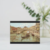 ヴィンテージポストカードポンテデポンテディリアルトヴェネツィア ポストカード (スタンド正面)