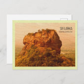 ヴィンテージポストカードライオンロックシギリヤスリランカ ポストカード (正面/裏面)