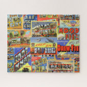 ヴィンテージポストカード·アーミー·エア（第二次世界大戦） ジグソーパズル (横)