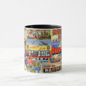 ヴィンテージポストカード·アーミー·エア(第二次世界大戦) マグカップ (中央)